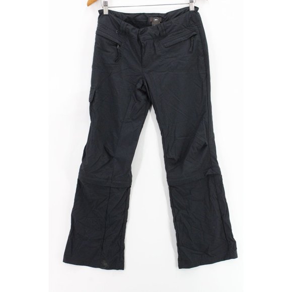 REI Convertible Pants Womens Petite Black Lightweight Outdoor Hiking UPF 50+ 6P - Picture 1 of 10